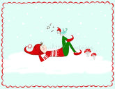 My Snow Friend Winter Christmas Illustration